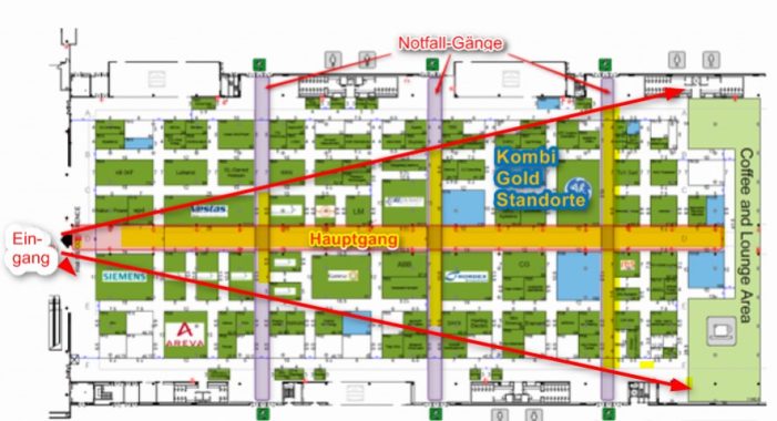 Die optimale Standplatzierung in der Messehalle Die optimale Standplatzierung in der Messehalle