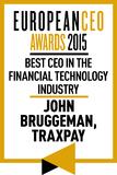 John Bruggeman von Traxpay zum „Best CEO in the Financial Technology Industry 2015“ gewählt