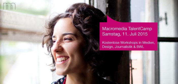Privates Studium im Praxis-Check: kostenloses TalentCamp der Hochschule Macromedia Hamburg
