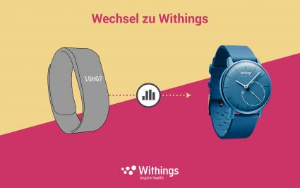 Wechsel zu Withings / Withings ermöglicht den leichten Gadget-Wechsel und die Mitnahme der eigenen Aktivitätsdaten, zunächst von Fitbit / Withings bietet Nutzern volle Kontrolle über ihre Daten (FOTO)