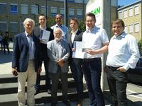 Studenten der Technischen Hochschule Mittelhessen erhalten ITK Student Award für Bestnoten