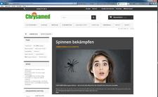 CHRYSAMED Online Shop ist Herzstück der Website