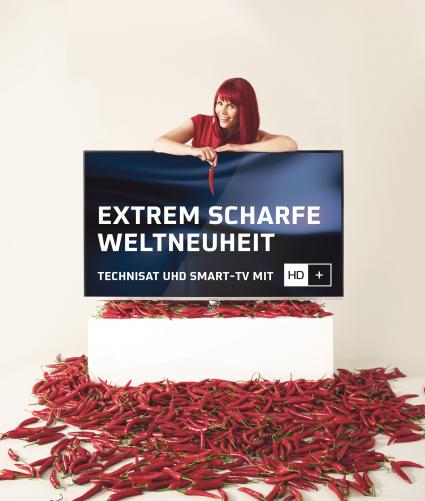 Ultra scharfe Bilder, ultra einfacher Zugang: TechniSat und HD+ kooperieren bei der Entwicklung von TV-Geräten (FOTO)