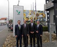 Staatsminister, Landrat, IHK-Präsident und Bürgermeister besuchen VIDEOR