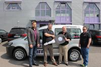 Siegbert Wortmannübergibt VW Caddy