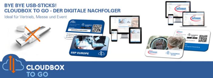 Bye bye bedruckbarer USB-Stick ? der digitale Nachfolger Cloudbox to Go Sponsored Bye bye bedruckbarer USB-Stick ? der digitale Nachfolger Cloudbox to Go Sponsored