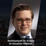 Live-Webinar am 20. August 2015: Rechtliche Grundlagen der Datensicherung mit  NovaStor und Rechtsanwalt Dr. Kraska
