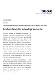Craftab-Labor für lebendige Versuche