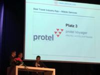 protel Voyager auf dem Siegertreppchen