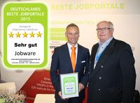 Auszeichnung der Jobportale: „Sehr gut“ für Jobware