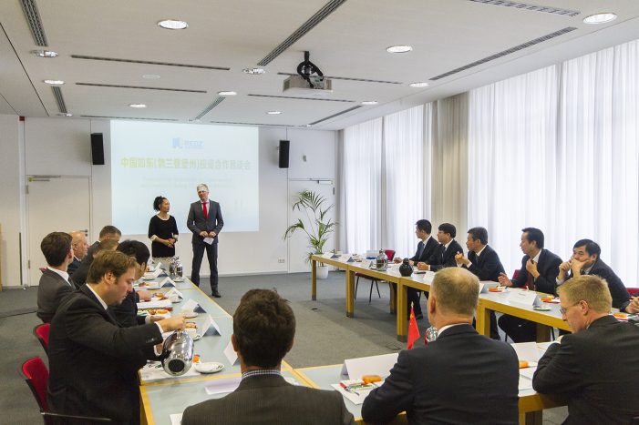 Empfang für Delegation aus Rudong – einer der wachstumsstärksten Wirtschaftsentwicklungsregionen Chinas