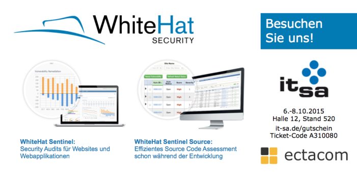 WhiteHat Security zeigt auf it-sa Schwachstellenmanagement für Web-Anwendungen und mobile Apps