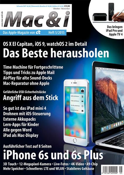 USB-Sicherheitslücke betrifft auch den Mac / Mac& i warnt: Angriffe aus dem Stick (FOTO)