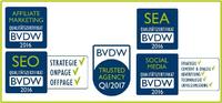 Mehr Qualitätstransparenz für den Markt: BVDW läutet neue Zertifizierungsrunde für SEO, SEA, Affiliate Marketing, Social Media und Full-Service-Digitalagenturen ein