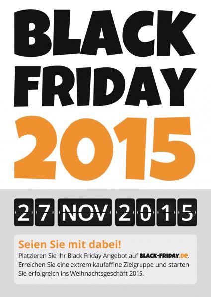 Black Friday 2015: Händler können ihre Angebote ab sofort kostenlos bei Black-Friday.de einreichen (FOTO)