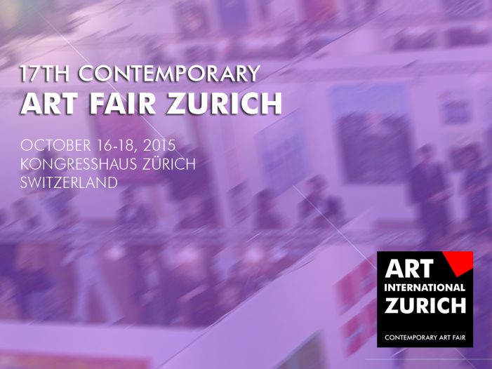 Die 17. Internationale Kunstmesse in Zürich: CONTEMPORARY ART INTERNATIONAL ZURICH 2015
