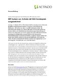 ERP-System von Actindo mit KMU-Sonderpreis ausgezeichnet