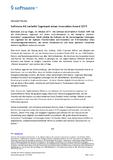 Software AG verleiht Cognizant einen Innovation Award 2015