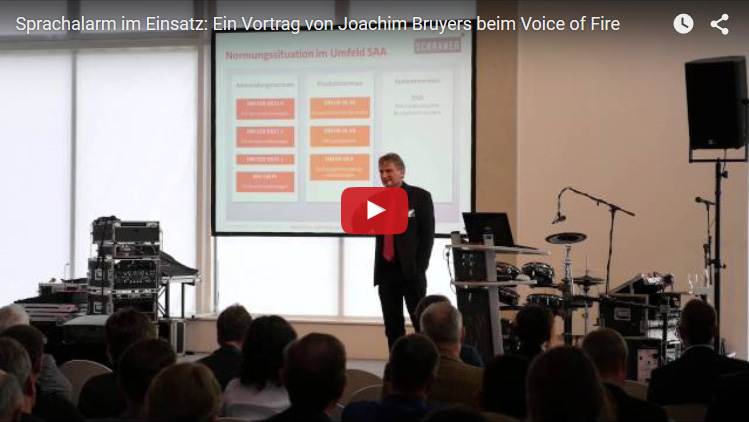 Vortrag Voice of Fire: Sprachalarm im Einsatz