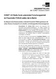 CONET UC Radio Suite unterstützt Forschungsarbeit im Fraunhofer FOKUS safety lab in Berlin