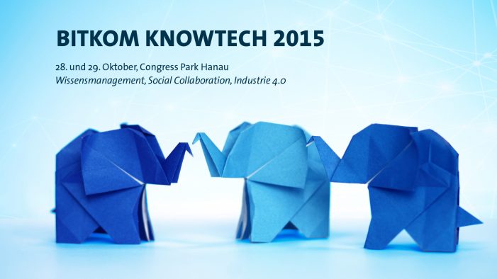 Bitkom KnowTech zeigt Innovationen für Wissensmanagement