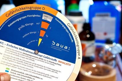 Messe A+A 2015: Gefährdungen beim Umgang mit Gefahrstoffen einfach beurteilen / Einfaches Maßnahmenkonzept Gefahrstoffe (EMKG) der BAuA (FOTO)