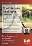 Terminhinweis der JUGH: Von Enterprise zu Reactive. Mit Lutz Hühnken