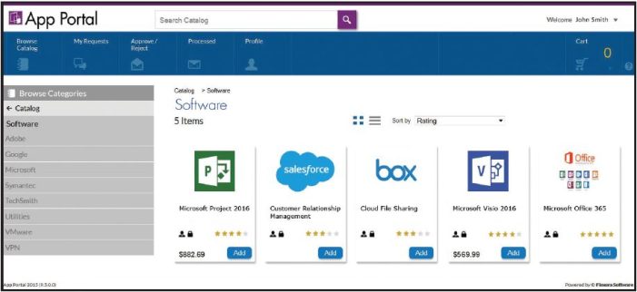 App Portal unterstützt jetzt auch Cloud- und Apple®-Apps sowie ROI Dashboards