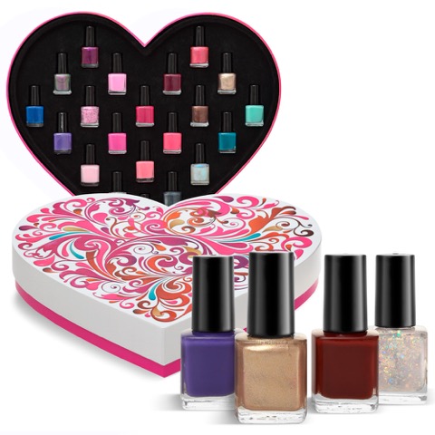 Neu: youstar „Coloured Heart“ – 21 Nagellacke in hochwertiger Geschenkbox