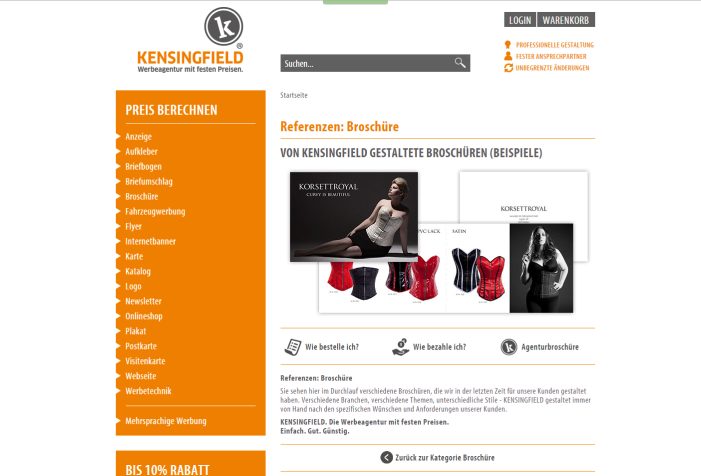 Broschüre gestalten ab nur 119 Euro? Ja, bei KENSINGFIELD. Broschüre gestalten ab nur 119 Euro? Ja, bei KENSINGFIELD.