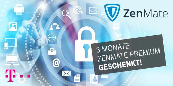 Sicher surfen mit dem Telekom Mega-Deal: Drei Monate ZenMate Premium geschenkt Sicher surfen mit dem Telekom Mega-Deal: Drei Monate ZenMate Premium geschenkt