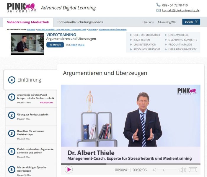 Versicherer sind mit Weiterbildung per Schulungsfilm gut beraten