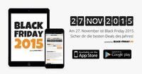 Black-Friday.de präsentiert: Die Black Friday 2015 App – Jetzt kostenlos im App Store und bei Google Play