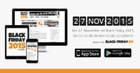 Morgen ist Black Friday 2015: Bei Black-Friday.de verpassen Schnäppchenjäger kein Angebot
