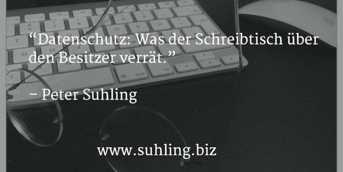 Datenschutz: Schreibtischtäter öffentlich entlarvt Datenschutz: Schreibtischtäter öffentlich entlarvt