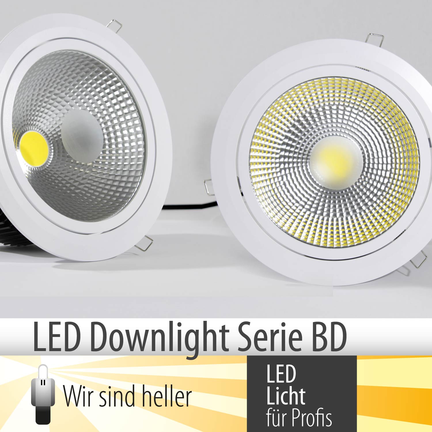 Neue LED Downlights-Allrounder, Serie BD