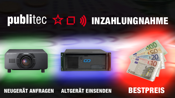 Inzahlungnahme bei publitec