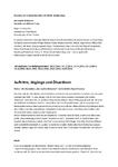 Auftritte, Abgänge und Ölsardinen