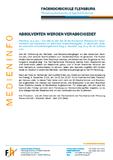 Absolventen werden verabschiedet