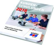 Der winkler Kundenschulungskalender 2016 ist da