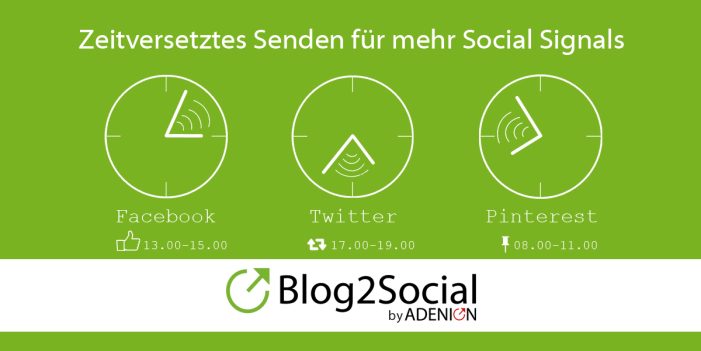 Zeitversetztes Posten mit dem Social Media Tool Blog2Social Zeitversetztes Posten mit dem Social Media Tool Blog2Social