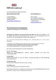 Hill International setzt Veranstaltungsreihe „Industry Talk Hamburg“ am 02.03.2016 fort