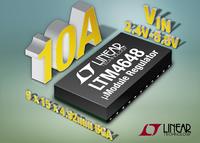 Neues von Arrow: LTM4648: 10 A-µModule-Regler für Eingangsspannungen von 2,375 V bis 5,5 V – Umgebungstemperaturen bis 85 °C, max. Wirkungsgrad von 91 % – 95 %