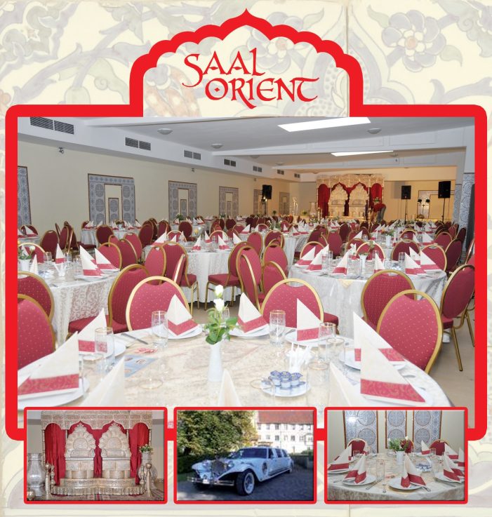 Orientalische Feste fürstlich feiern im Orient-Saal.de