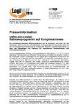 Rahmenprogramm auf Kongressniveau