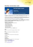 Workshop: Sei dein bester Coach!