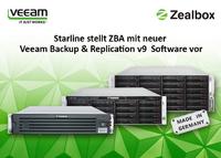 Starline stellt Zealbox Backup Appliance mit neuer Veeam Backup&Replication v9 Software vor