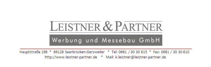 Messestände von Leistner & Partner für verschiedene Anforderungen
