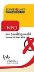 Grundinformationen zur Landtagswahl