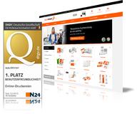 SAXOPRINT ist Spitzenreiter in puncto Nutzerkomfort